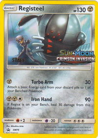 Registeel - SM75 (Prerelease) [Staff] - SM Promos (SMP) #SM75 - Promo Pokémon Trading Card