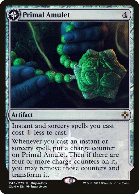Primal Amulet - Buy-A-Box Promos Magic: The Gathering trading card