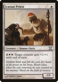 Icatian Priest - 10th Edition (10E) #24 - Uncommon Magic: The Gathering Trading Card