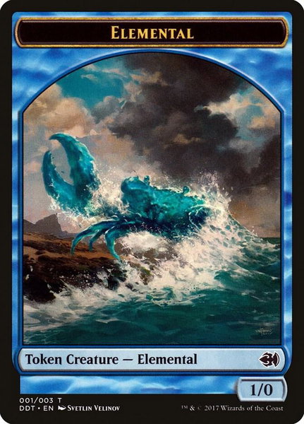 Elemental Token - Duel Decks: Merfolk vs. Goblins Magic: The Gathering trading card