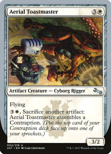 Aerial Toastmaster - Unstable Magic: The Gathering trading card