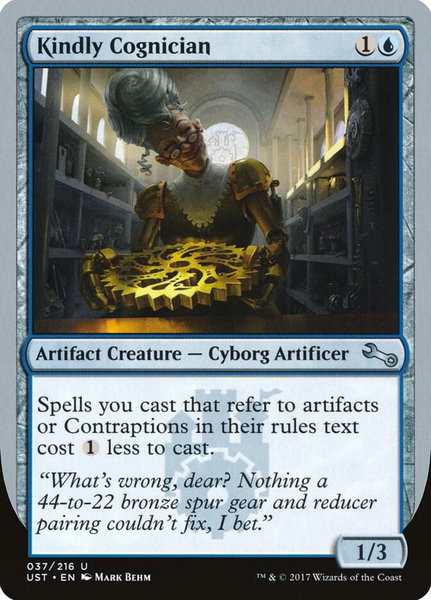 Kindly Cognician - Unstable Magic: The Gathering trading card