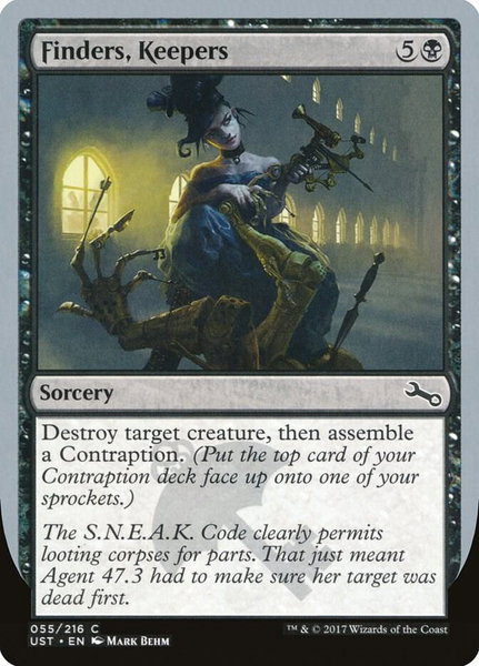 Finders, Keepers - Unstable Magic: The Gathering trading card