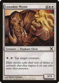 Loxodon Mystic - 10th Edition (10E) #26 - Common Magic: The Gathering Trading Card