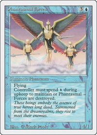 Phantasmal Forces - Revised Edition (3ED) #69 - Uncommon Magic: The Gathering Trading Card