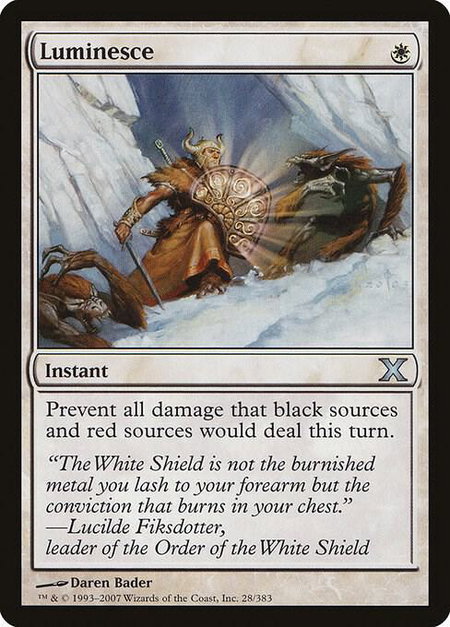 Luminesce - 10th Edition Magic: The Gathering trading card