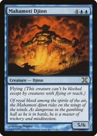 Mahamoti Djinn - 10th Edition (10E) #90 - Rare Magic: The Gathering Trading Card