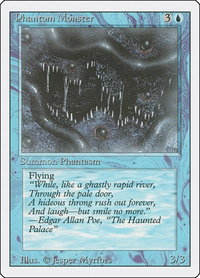 Phantom Monster - Revised Edition (3ED) #71 - Uncommon Magic: The Gathering Trading Card
