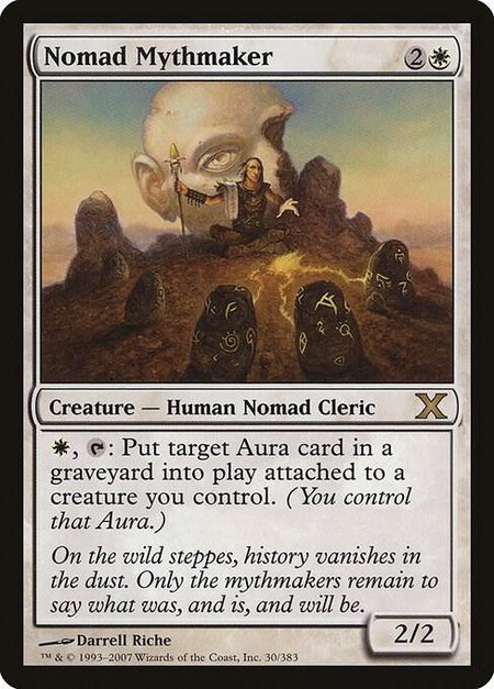 Nomad Mythmaker - 10th Edition Magic: The Gathering trading card