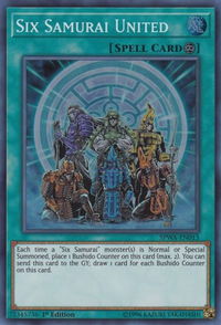 Six Samurai United - Spirit Warriors (SPWA) #SPWA-EN013 - Super Rare YuGiOh Trading Card