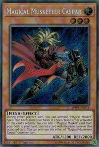 Magical Musketeer Caspar - Spirit Warriors (SPWA) #SPWA-EN016 - Secret Rare YuGiOh Trading Card