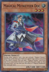 Magical Musketeer Doc - Spirit Warriors (SPWA) #SPWA-EN017 - Super Rare YuGiOh Trading Card