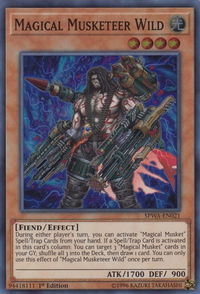 Magical Musketeer Wild - Spirit Warriors (SPWA) #SPWA-EN021 - Super Rare YuGiOh Trading Card