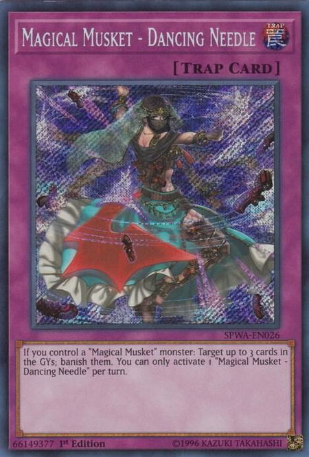 Magical Musket - Dancing Needle - Spirit Warriors YuGiOh trading card