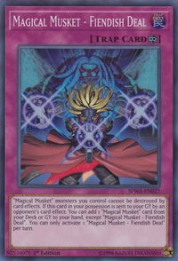 Magical Musket - Fiendish Deal - Spirit Warriors (SPWA) #SPWA-EN027 - Super Rare YuGiOh Trading Card