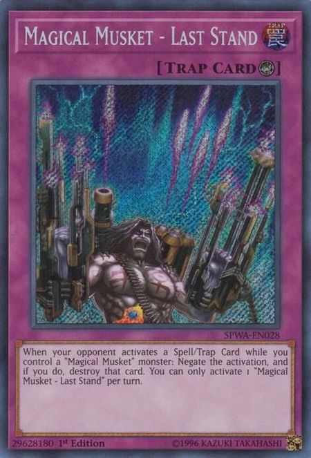 Magical Musket - Last Stand - Spirit Warriors YuGiOh trading card