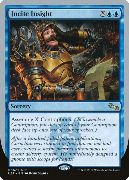 Incite Insight - Unstable Magic: The Gathering trading card