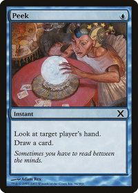 Peek - 10th Edition (10E) #94 - Common Magic: The Gathering Trading Card