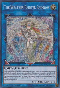 The Weather Painter Rainbow - Spirit Warriors (SPWA) #SPWA-EN035 - Secret Rare YuGiOh Trading Card