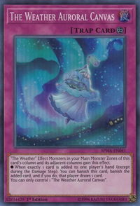 The Weather Auroral Canvas - Spirit Warriors (SPWA) #SPWA-EN041 - Super Rare YuGiOh Trading Card