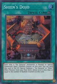 Shien's Dojo - Spirit Warriors (SPWA) #SPWA-EN049 - Super Rare YuGiOh Trading Card