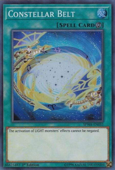 Constellar Belt - Spirit Warriors YuGiOh trading card