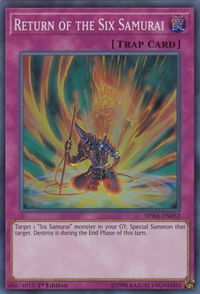 Return of the Six Samurai - Spirit Warriors (SPWA) #SPWA-EN052 - Super Rare YuGiOh Trading Card