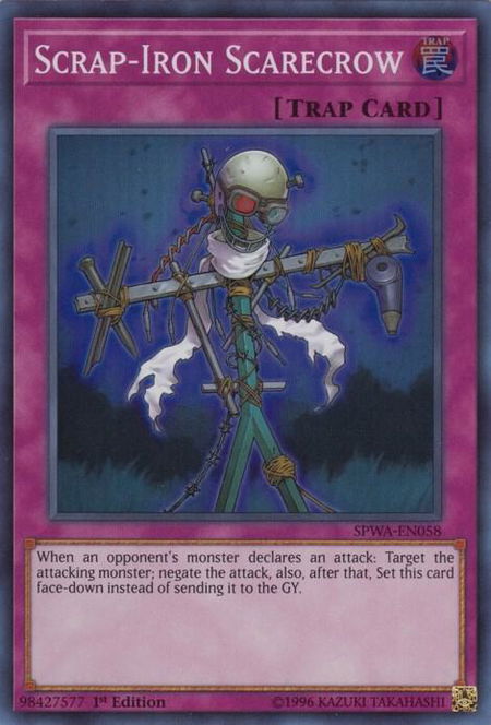 Scrap-Iron Scarecrow - Spirit Warriors YuGiOh trading card