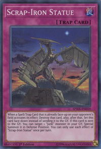 Scrap-Iron Statue - Spirit Warriors (SPWA) #SPWA-EN059 - Super Rare YuGiOh Trading Card