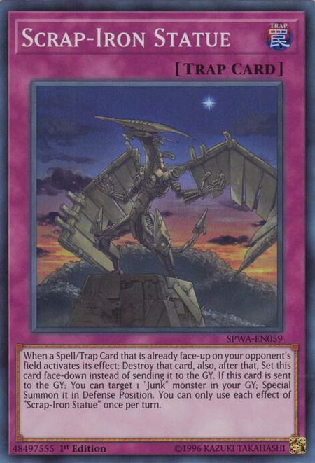 Scrap-Iron Statue - Spirit Warriors YuGiOh trading card
