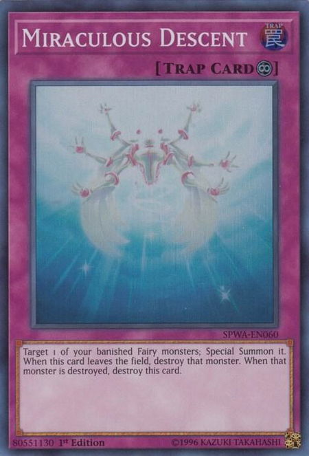 Miraculous Descent - Spirit Warriors YuGiOh trading card
