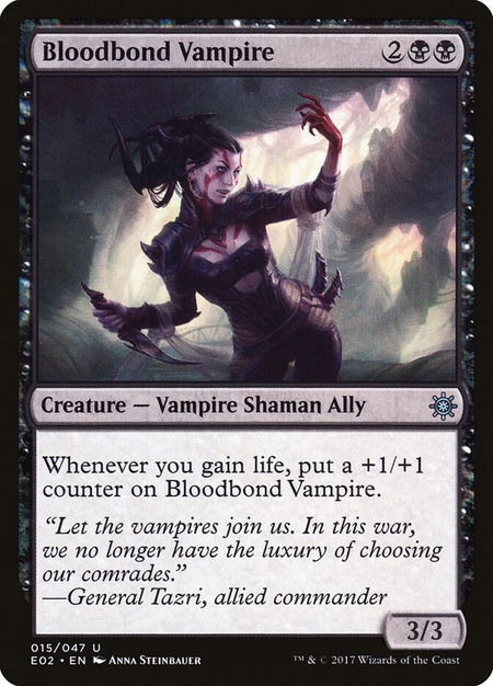 Bloodbond Vampire - Explorers of Ixalan Magic: The Gathering trading card