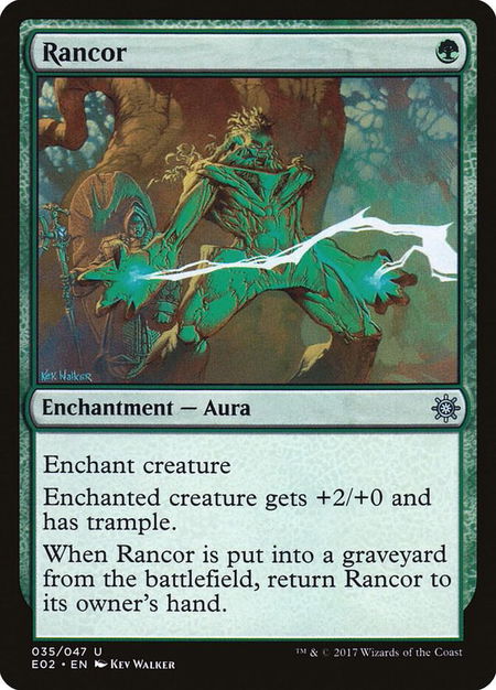 Rancor - Explorers of Ixalan Magic: The Gathering trading card