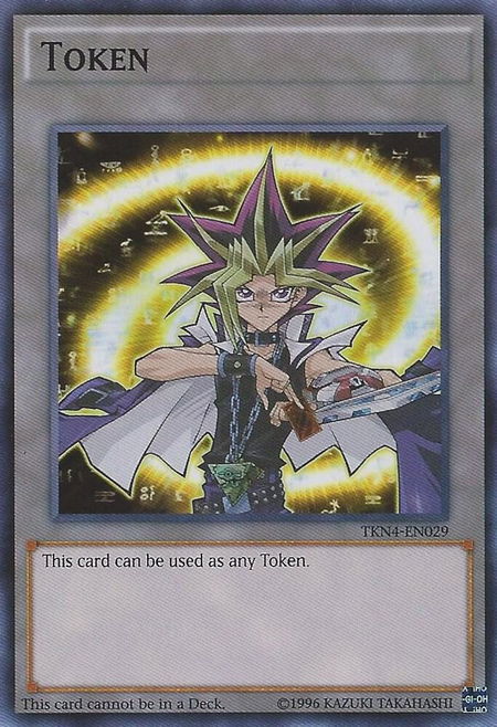 Token: Yami Yugi - Yu-Gi-Oh! Tokens YuGiOh trading card