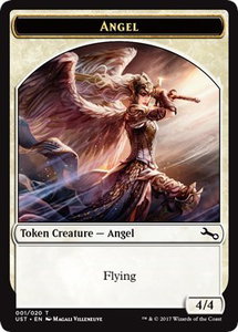 Angel Token - Unstable (UST) #1 - Token Magic: The Gathering Trading Card