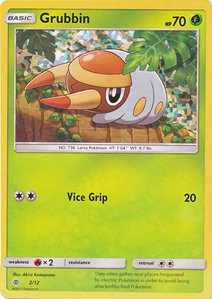 Grubbin - 2/12 - McDonald's Promos 2017 (MCD17) #002/012 - Rare Pokémon Trading Card