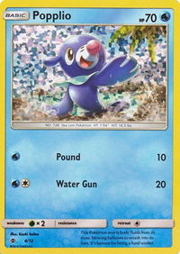 Popplio - 4/12 - McDonald's Promos 2017 (MCD17) #004/012 - Rare Pokémon Trading Card