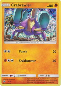 Crabrawler - 7/12 - McDonald's Promos 2017 (MCD17) #007/012 - Rare Pokémon Trading Card