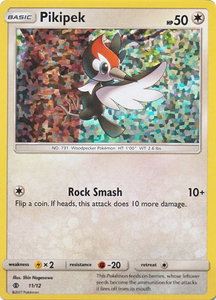 Pikipek - 11/12 - McDonald's Promos 2017 (MCD17) #011/012 - Rare Pokémon Trading Card