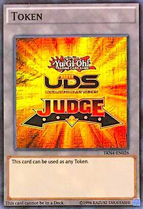 Official Judge Token: TKN4-EN026 - Judge Promotional Cards YuGiOh trading card