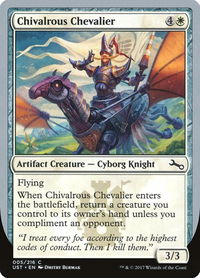 Chivalrous Chevalier - Unstable (UST) #5 - Common Magic: The Gathering Trading Card