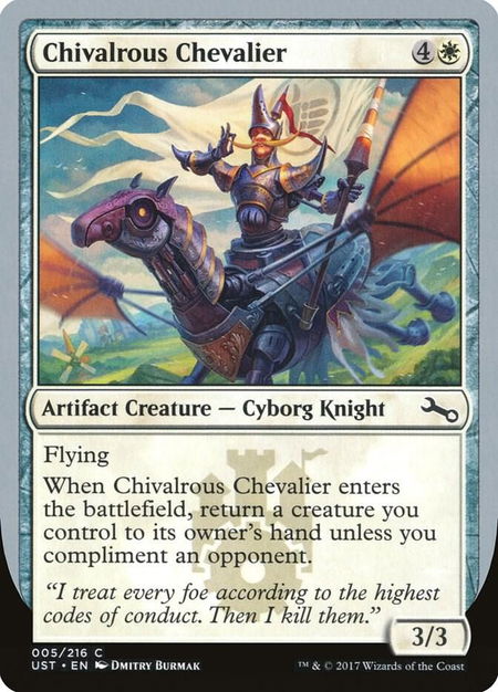 Chivalrous Chevalier - Unstable Magic: The Gathering trading card
