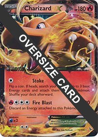 Charizard EX - 11/106 - Jumbo Cards (PR) #011/106 - Promo Pokémon Trading Card