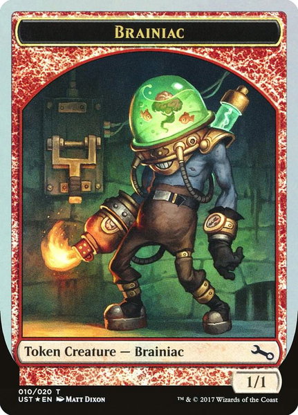 Brainiac Token trading card from Unstable Brainiac Token - Unstable Magic: The Gathering trading card