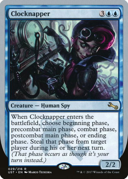 Clocknapper - Unstable Magic: The Gathering trading card
