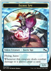 Faerie Spy Token - Unstable (UST) #4 - Token Magic: The Gathering Trading Card