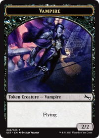 Vampire Token - Unstable (UST) #8 - Token Magic: The Gathering Trading Card