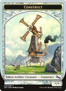 Construct Token - Unstable (UST) #19 - Token Magic: The Gathering Trading Card