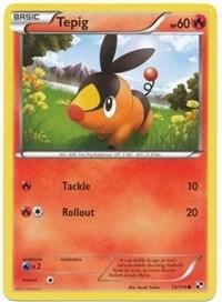 Tepig 15/114 (Cosmos Holo) trading card from League & Championship Cards Tepig 15/114 (Cosmos Holo) - League & Championship Cards Pokémon trading card