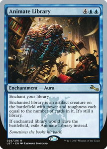 Animate Library - Unstable (UST) #26 - Rare Magic: The Gathering Trading Card